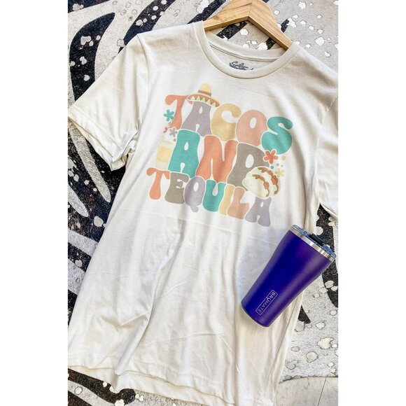 NWT Tacos & Tequila Graphic Tee - Picture 1 of 1